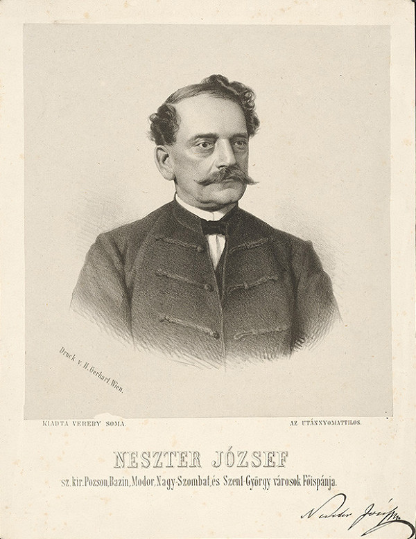 Heinrich Gerhart – Portrét Jozefa Nesztera