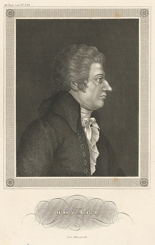 Stredoeurópsky maliar z 19. storočia – Wolfgang Amadeus Mozart