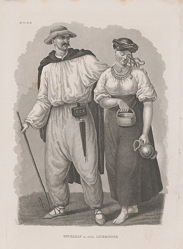 Stredoeurópsky maliar z 19. storočia – Čabán a nevoľníčka