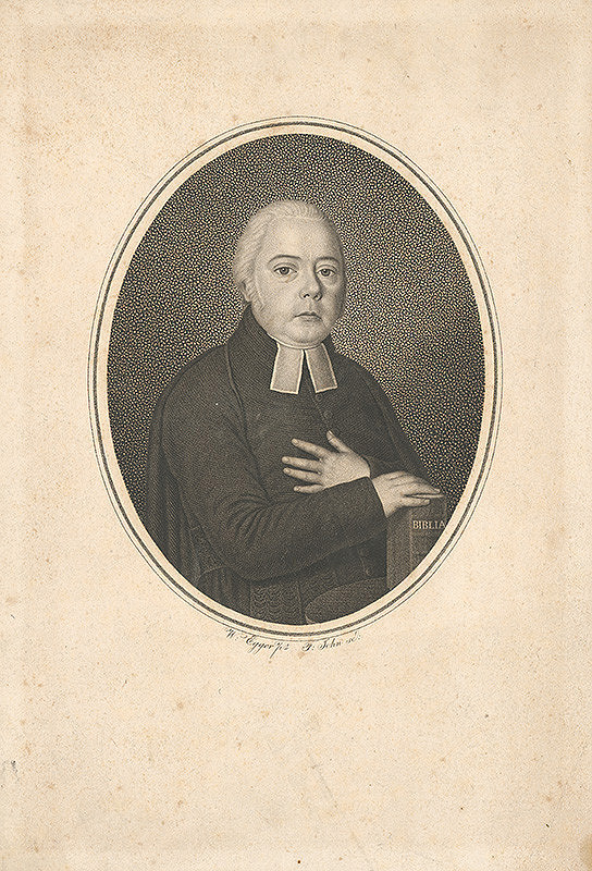 Franz John, Wolfang Egger – Portrét evanielického kňaza Karla Cleynmanna