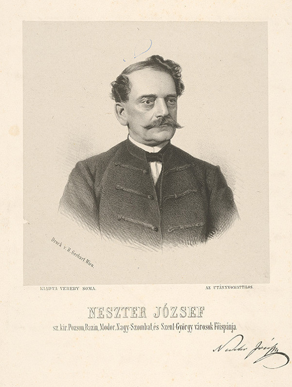 Heinrich Gerhart – Portrét Jozefa Nesztera