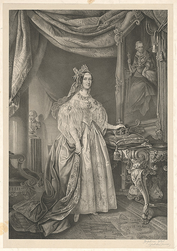 Josefine Anna Maria von Crippa Götzl – Portrét cisárovnej Márie Anny
