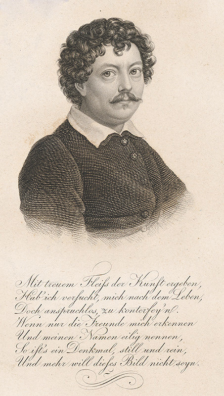 Stredoeurópky grafik z 19. storočia – Portrét muža