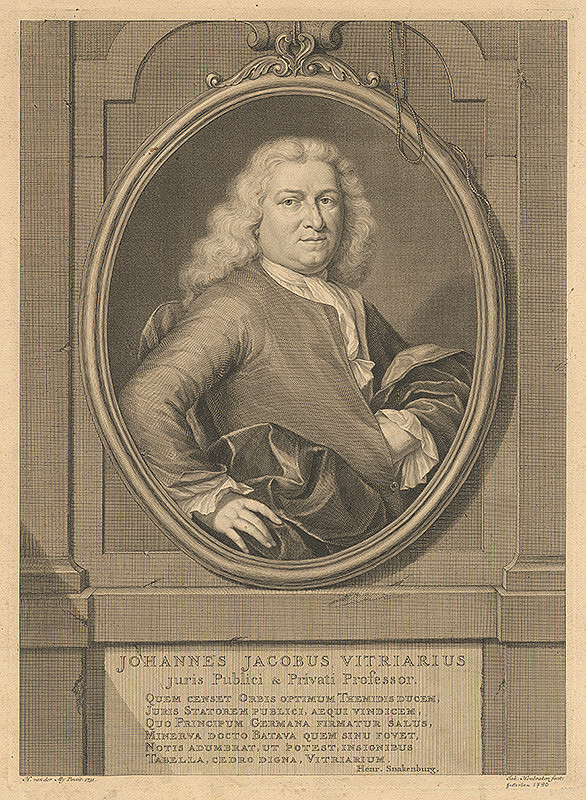 van der H. My, Jacob Houbraken – Portrét Jána Jakuba Vitraiusa