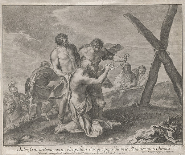 Carlo Maratti, Johann Jakob Frey – Ukrižovanie sv. Ondreja
