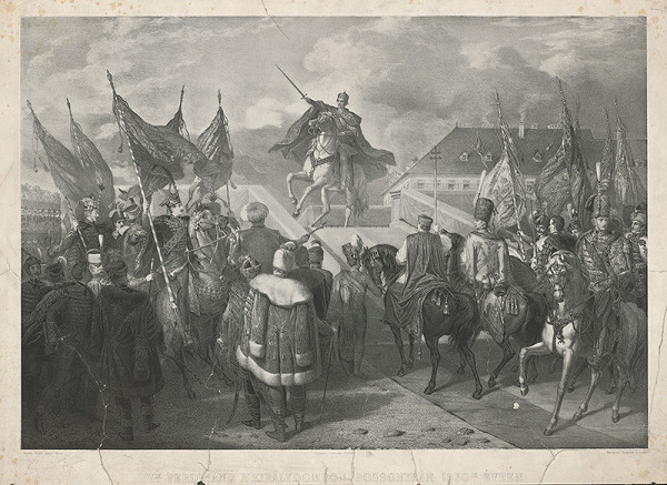 Auguste Charpentier, Henrik Weber – Ferdinand V. na korunovačnom pahorku v Bratislave