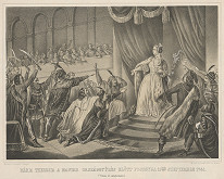 Karl Lanzedelly – Mária Terézia na uhorskom sneme 1741 