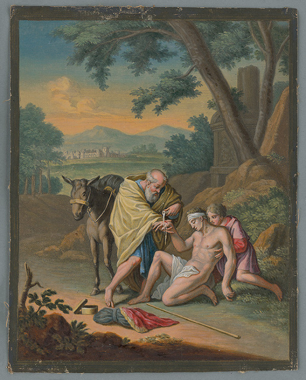 Caspar Luyken, Christoph Weigel st. – Milosrdný samaritán