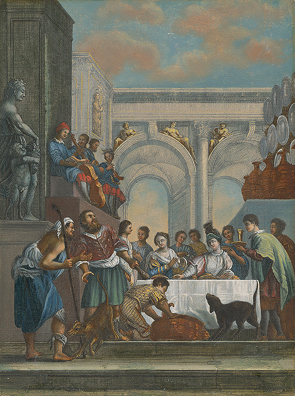 Domenico Fetti – Podobenstvo o boháčovi a Lazarovi