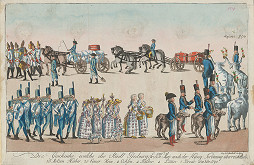 Sebastian Mansfeld, Johann Hieronymus Löschenkohl – Odovzdávanie darov mesta Bratislavy pri korunovácii Leopolda II. 