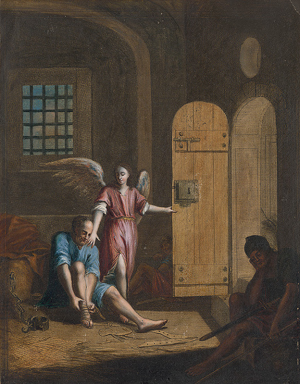 Caspar Luyken, Christoph Weigel st. – Oslobodenie svätého Petra z väzenia