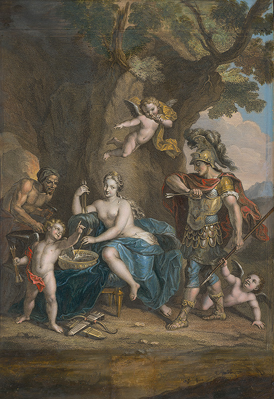 Antoine Coypel, Nicolas Henri Tardieu – Venuša a Mars