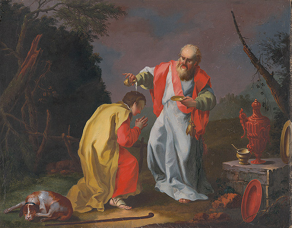 Giovanni Battista Pittoni, Fabio Berardi – Pomazanie Dávida prorokom Samuelom