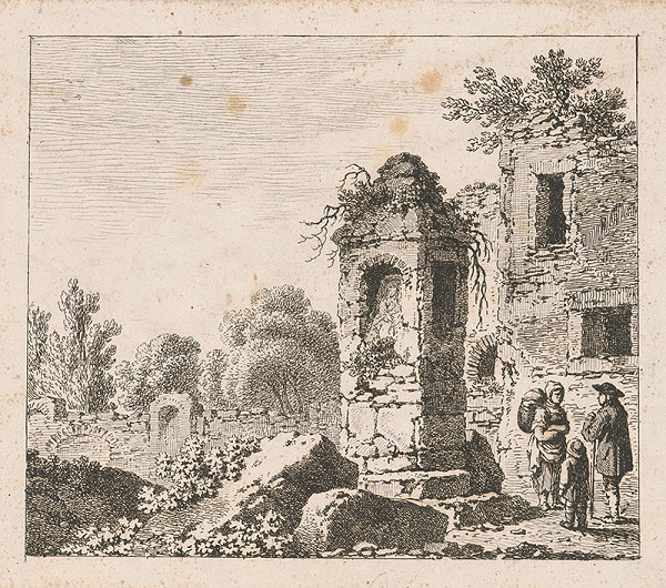 Stredoeurópky grafik z 2. polovice 18. storočia – Pútnici