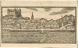 Stredoeurópsky rytec, Johan Michal Landerer – Pohľad na Bratislavu z juhu 