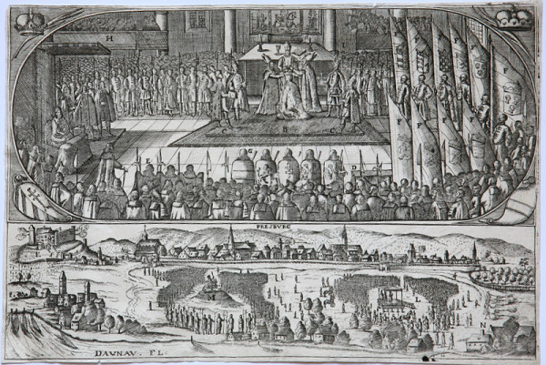 Johann Christoph Wagner – Korunovácia Leopolda I. v Bratislave 