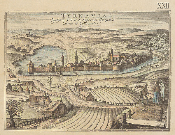 Stredoeurópsky grafik zo 17. storočia – Pohľad na Trnavu