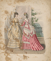 Francúzsky grafik z 19. storočia – Módny list 