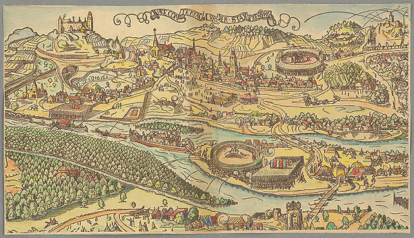 Stredoeurópsky grafik zo 16. storočia – Pohľad na Bratislavu