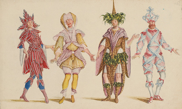 Stredoeurópsky grafik z 18. storočia – Figury I.