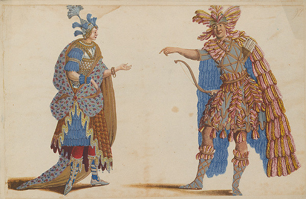 Stredoeurópsky grafik z 18. storočia – Figury II.