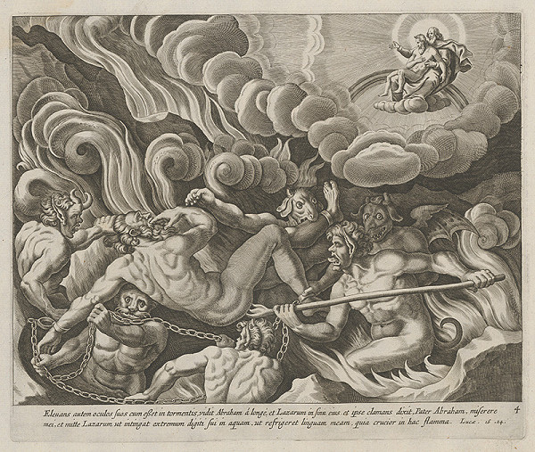 Stredoeurópsky maliar zo 17. storočia – Príbeh o bohatcovi a Lazarovi