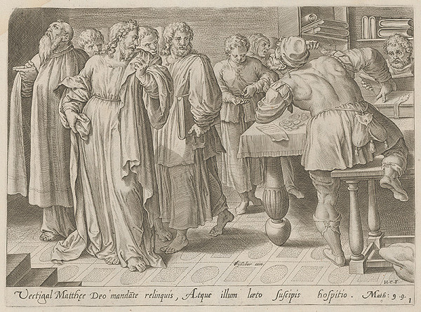 Stredoeurópsky maliar zo 17. storočia, Claes Jansz. Visscher – Povolanie sv. Matúša