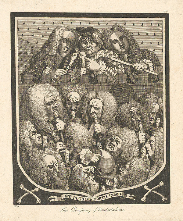 William Hogarth – Spoločnosť hrobárov