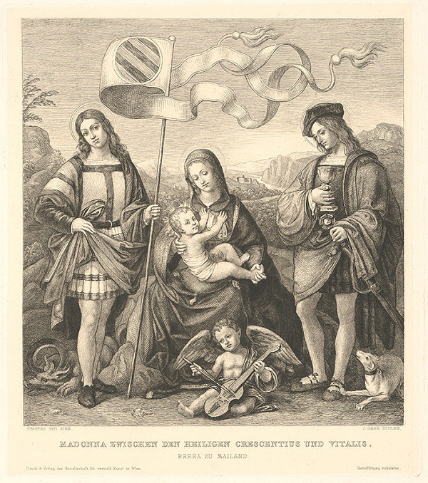 Jakob Groh, Timoteo Viti – Madona medzi sv. Crescentiusom a sv. Vitalisom