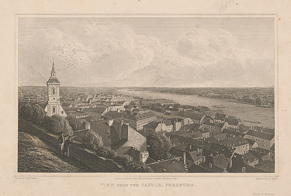 Robert Acon, Robert Batty – Bratislava v 19. storočí - pohľad z hradu