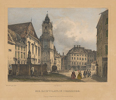 Rudolf Alt, Franz Josef Sandmann – Hlavné námestie v Bratislave 