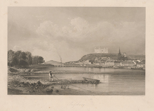 Wiliam Lang, Rudolf Alt – Bratislava z juhu 