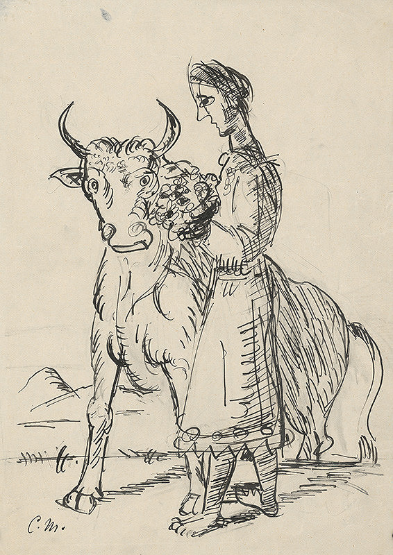 Cyprián Majerník – Dievča s kravou