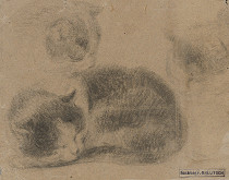 Ferdinand Mallitsch – Štúdia mačky 