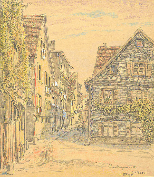 Karol Frech – Stará ulička-Esslingen