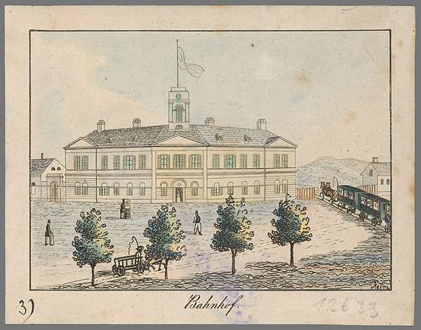 Johann Vincenz Reim – Stanica konskej železnice 