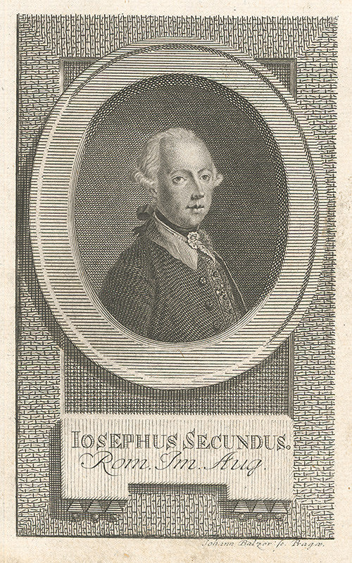 Jan Jiří Balzer – Portrét Jozefa II.