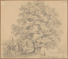 Rudolf Lang – Krajina s lipou pri Bratislave 