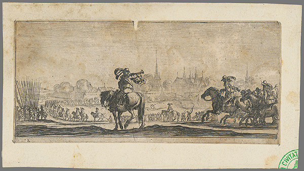 Stredoeurópsky grafik zo 17. storočia – Zajatie mesta