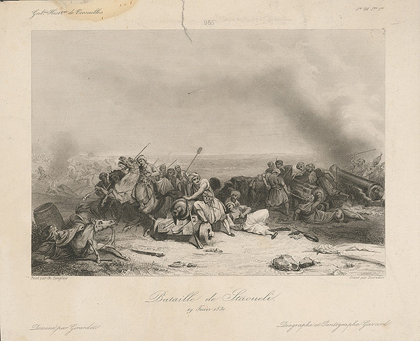 Bosredon, Jean-Charles Langlois – Bitka pri Staoueli