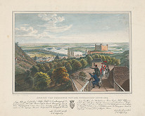 Ignaz Josef Weissenberg – Pohľad na Bratislavu zo severu od Mierovej búdy 