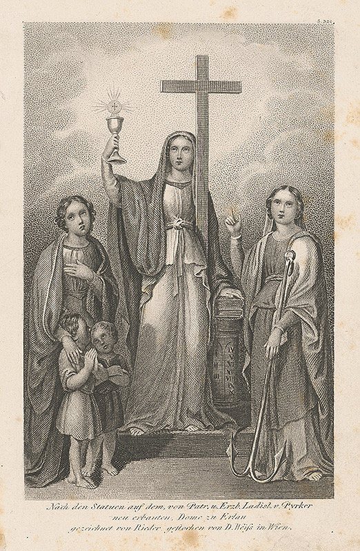 David Weiss, Wilhelm August Rieder – Sochy na bazilike v Egri v Maďarsku  