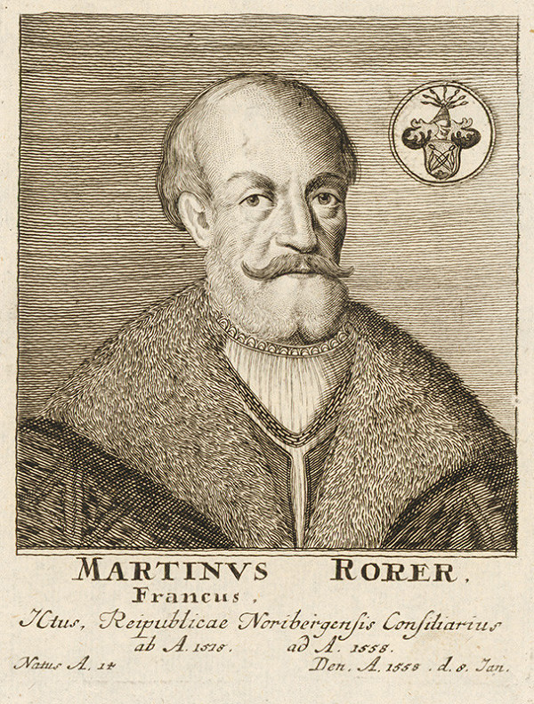 Stredoeurópsky maliar – Portrét Martinusa Rorera