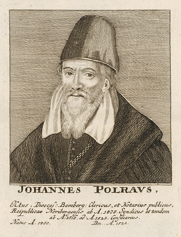 Stredoeurópsky maliar z prelomu 17. - 18. storočia – Portrét Johannesa Polravsa