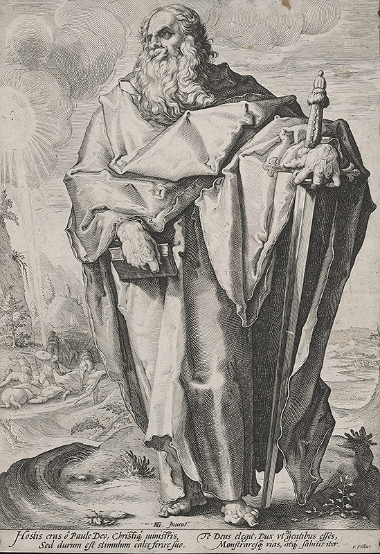 Hendrick Goltzius – Sv. Pavol