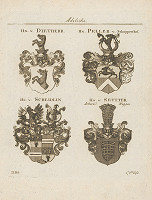 Stredoeurópsky grafik z 18. storočia – Skupina erbov 