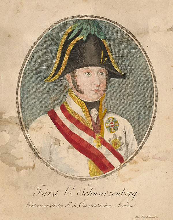 Antonio Tessaro – Portrét kniežaťa Schwarzenberga