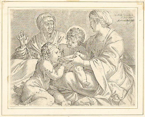 Annibale Carracci, Nicolaus van Aelst – La Madonna della Scodella