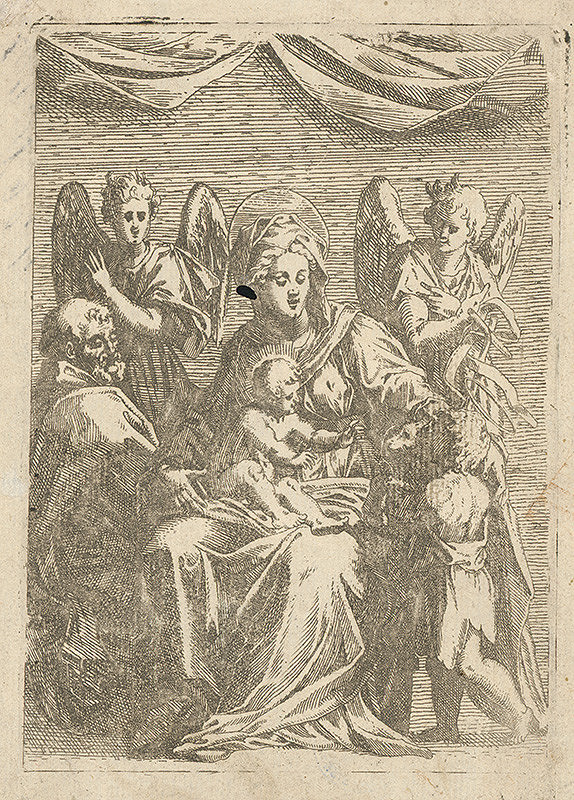 Jacques Callot, Peter Candid – Svätá rodina s Jánom Krstiteľom a anjelmi