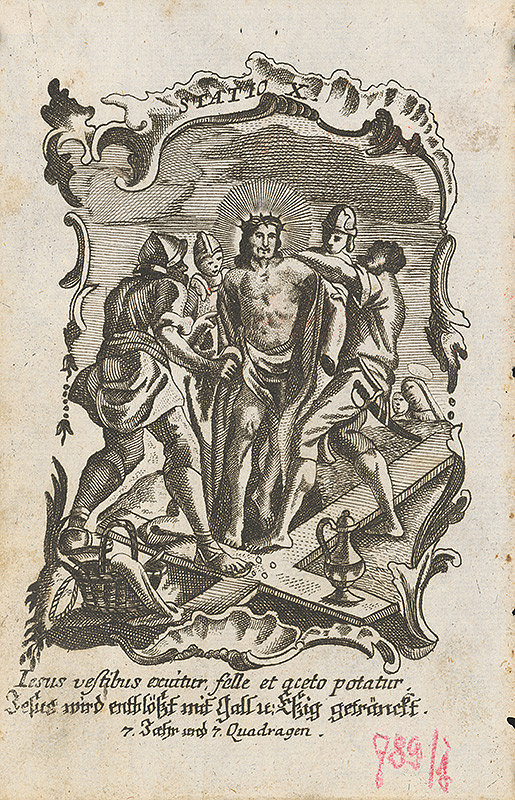 Franz Ignaz Oefele – Via Crucis Statio X. 